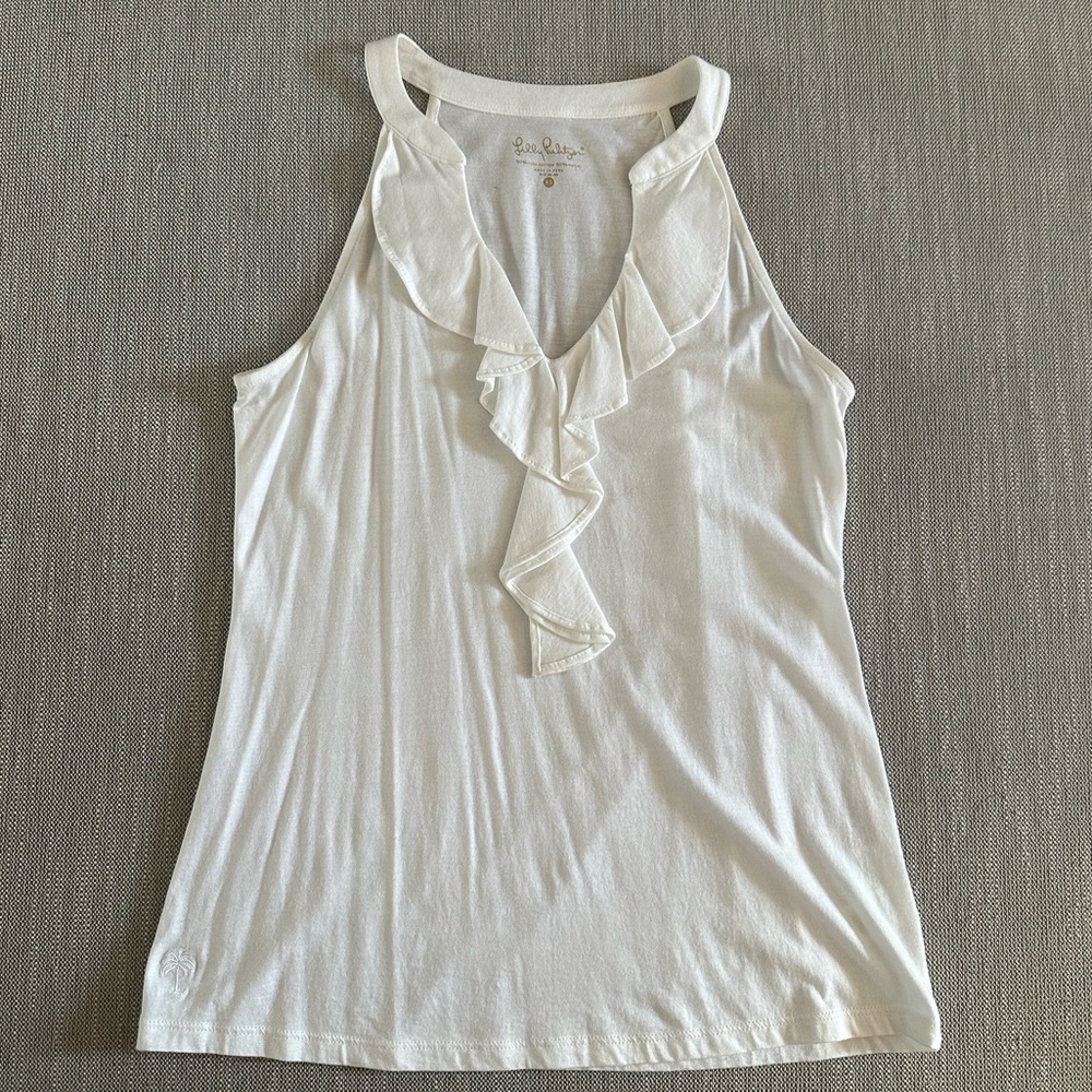 Lilly Pulitzer Ruffle Tank Top